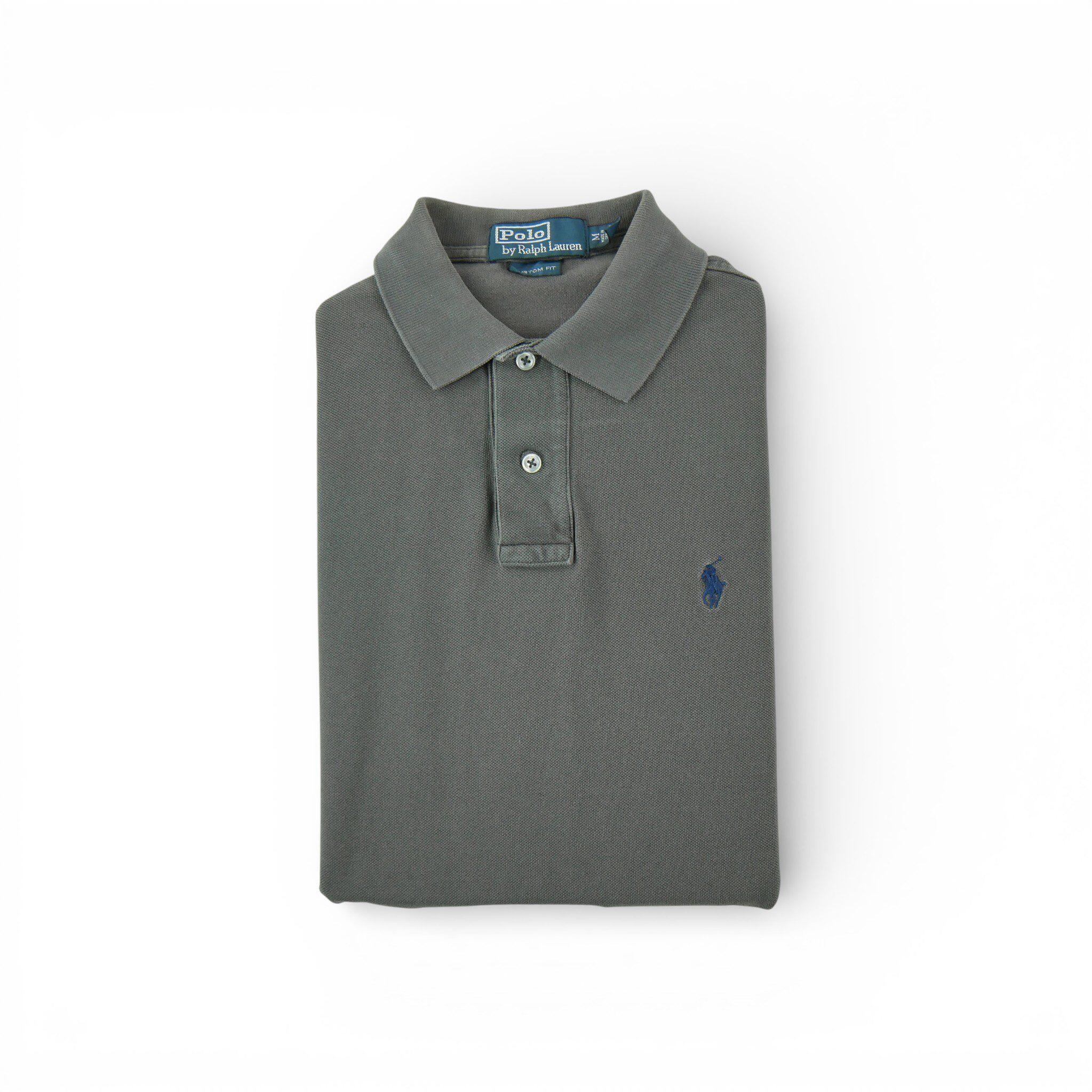 RALPH LAUREN Reconditionné - Polo manches courtes Homme Gris - Très Bon État