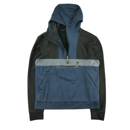 Seconda Mano - Felpa con cappuccio blu scuro da uomo - Stato buono