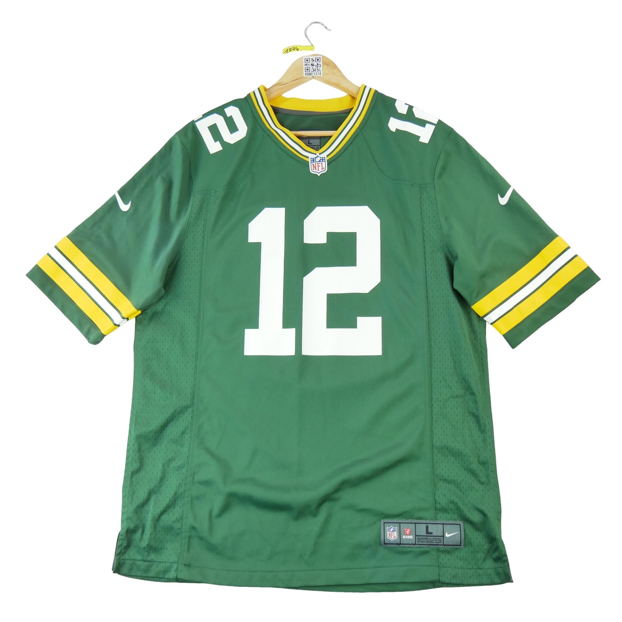 NIKE Reconditionné - Maillot Homme NFL Green Bay Packers Vert - Bon État