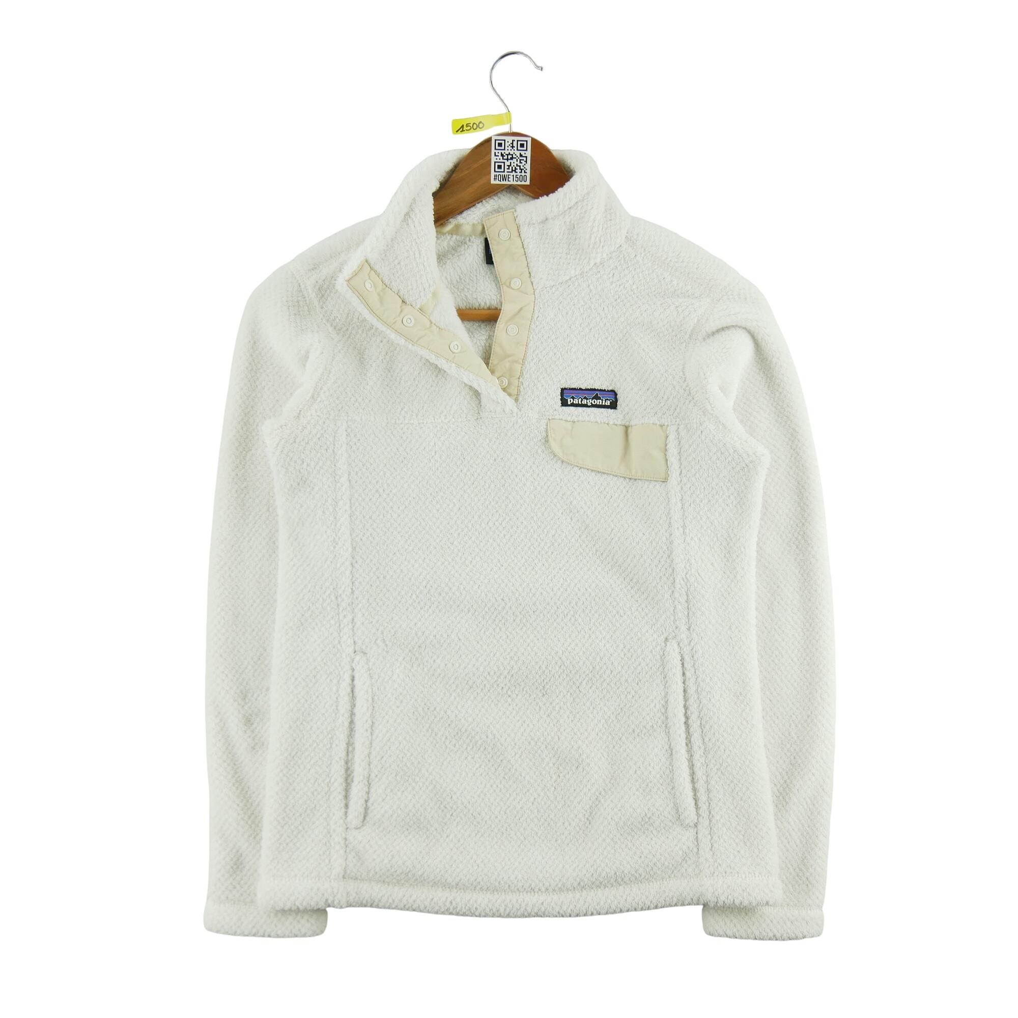 PATAGONIA Reconditionné - Veste polaire Femme Snap-T Blanc - Bon État