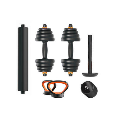 Halter + stang + kettlebell + sensor kit xiaomi fed v2 30kg