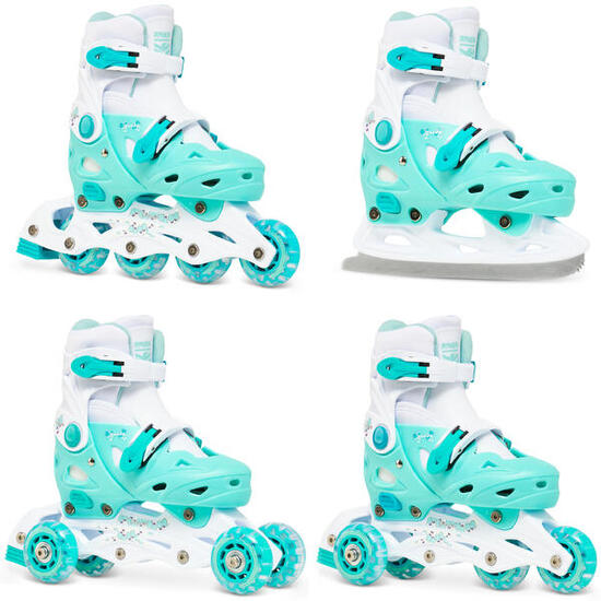 Rolki Wrotki Łyżwy Regulowane 4w1 RAVEN Balloon