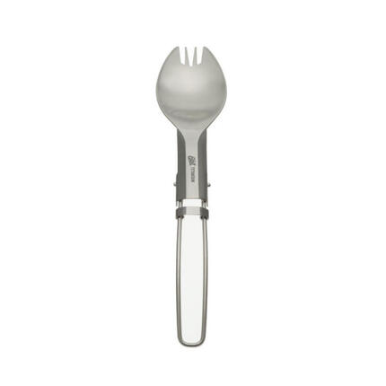 Zusammenklappbarer Löffel/Gabel aus Titan Esbit