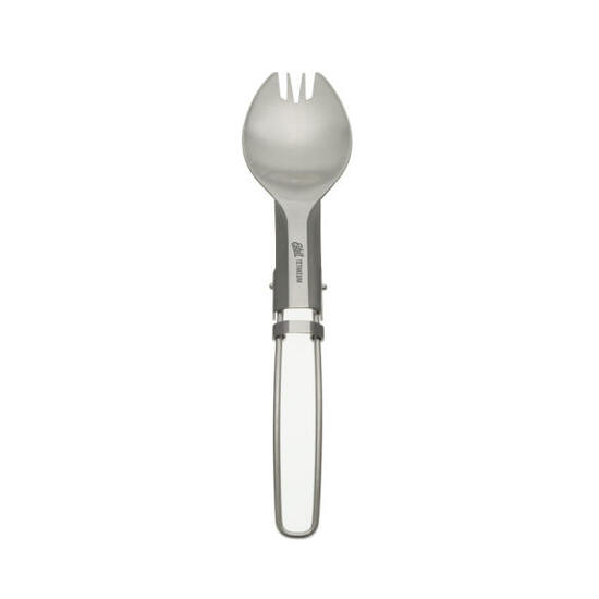 Zusammenklappbarer Löffel/Gabel aus Titan Esbit