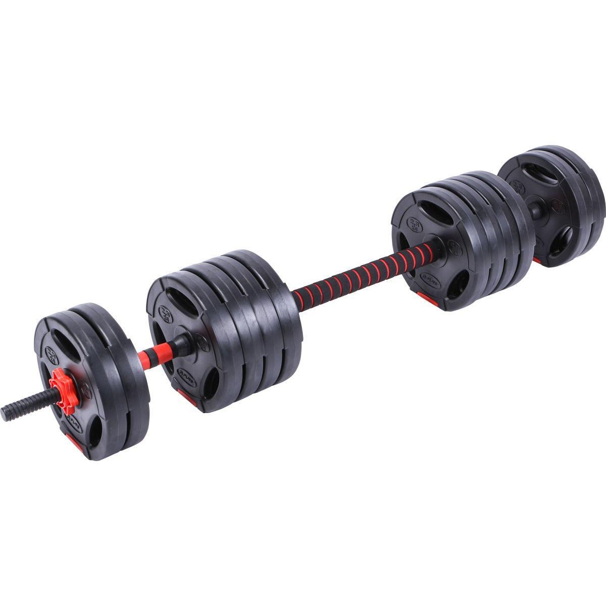 Nakládací činka spojovací P2I HYBRID - sada 2x15 kg / 1x30 kg 5/7