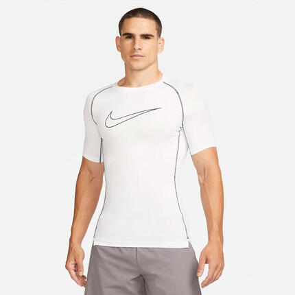 T-Shirt Hommes Nike Compression blanc
