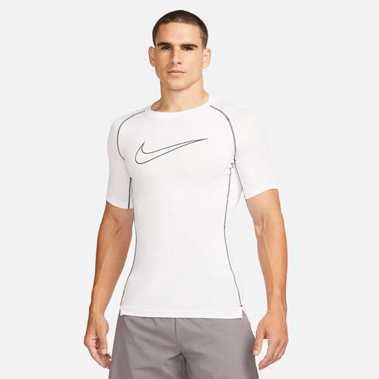 T-Shirt Hommes Nike Compression blanc
