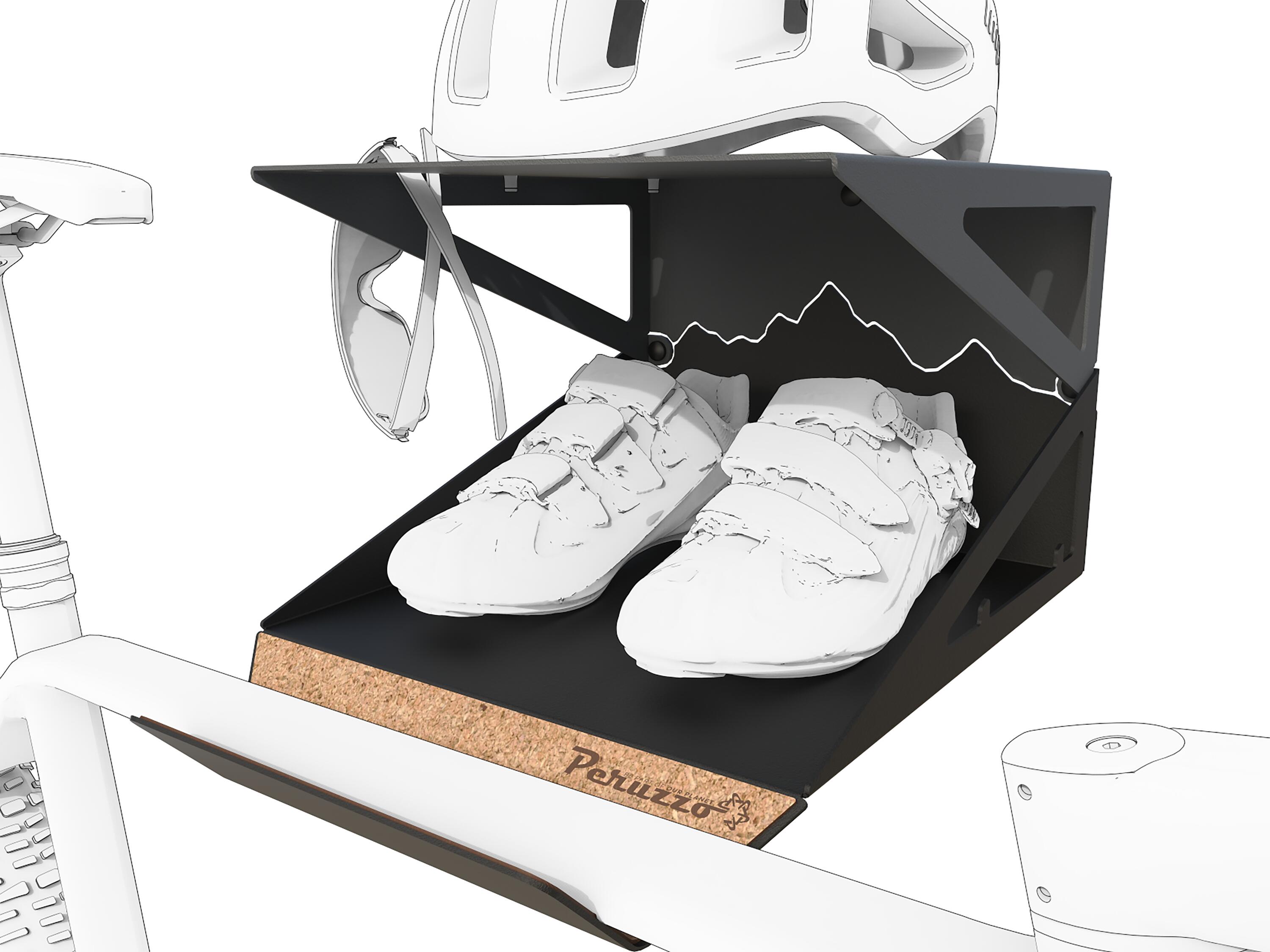 Wall-mounted bike rack Peruzzo Bike Kit Box 3/5