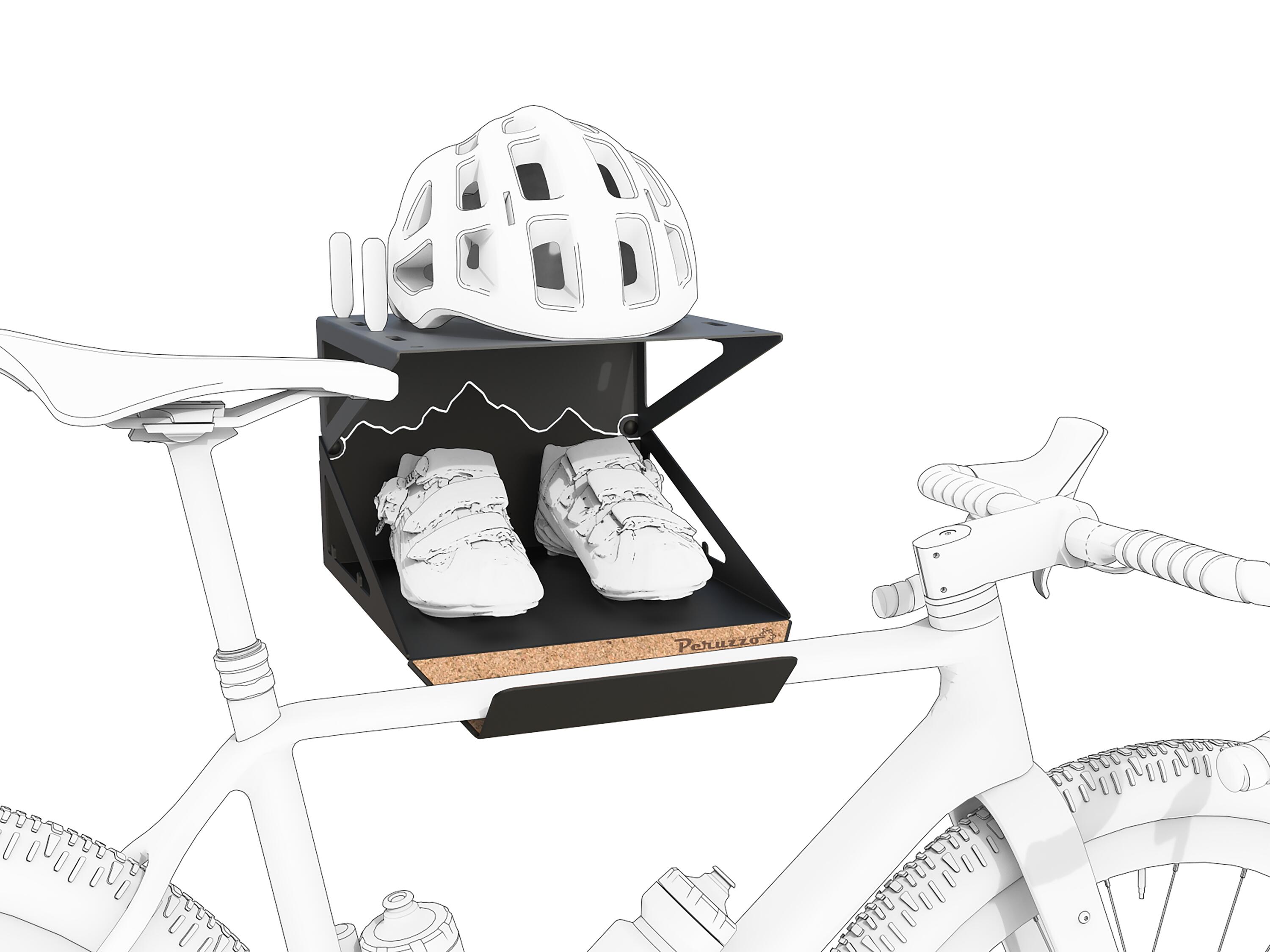 Wall-mounted bike rack Peruzzo Bike Kit Box 2/5