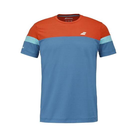 Camiseta Babolat Perf Crew Neck Azul Petroleo