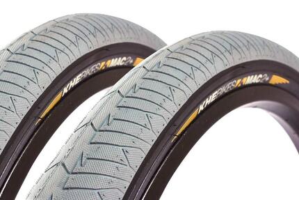 BMX Reifen SET KHE MAC2+ 20 Zoll x 2,30 Zoll grau
