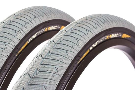 BMX Reifen SET KHE MAC2+ 20 Zoll x 2,30 Zoll grau