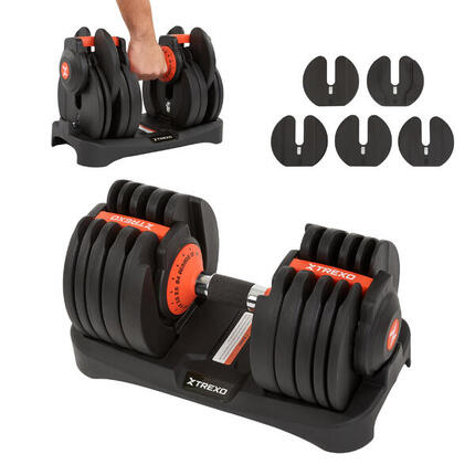 Verstellbare Hantel XTREXO 24kg EVO