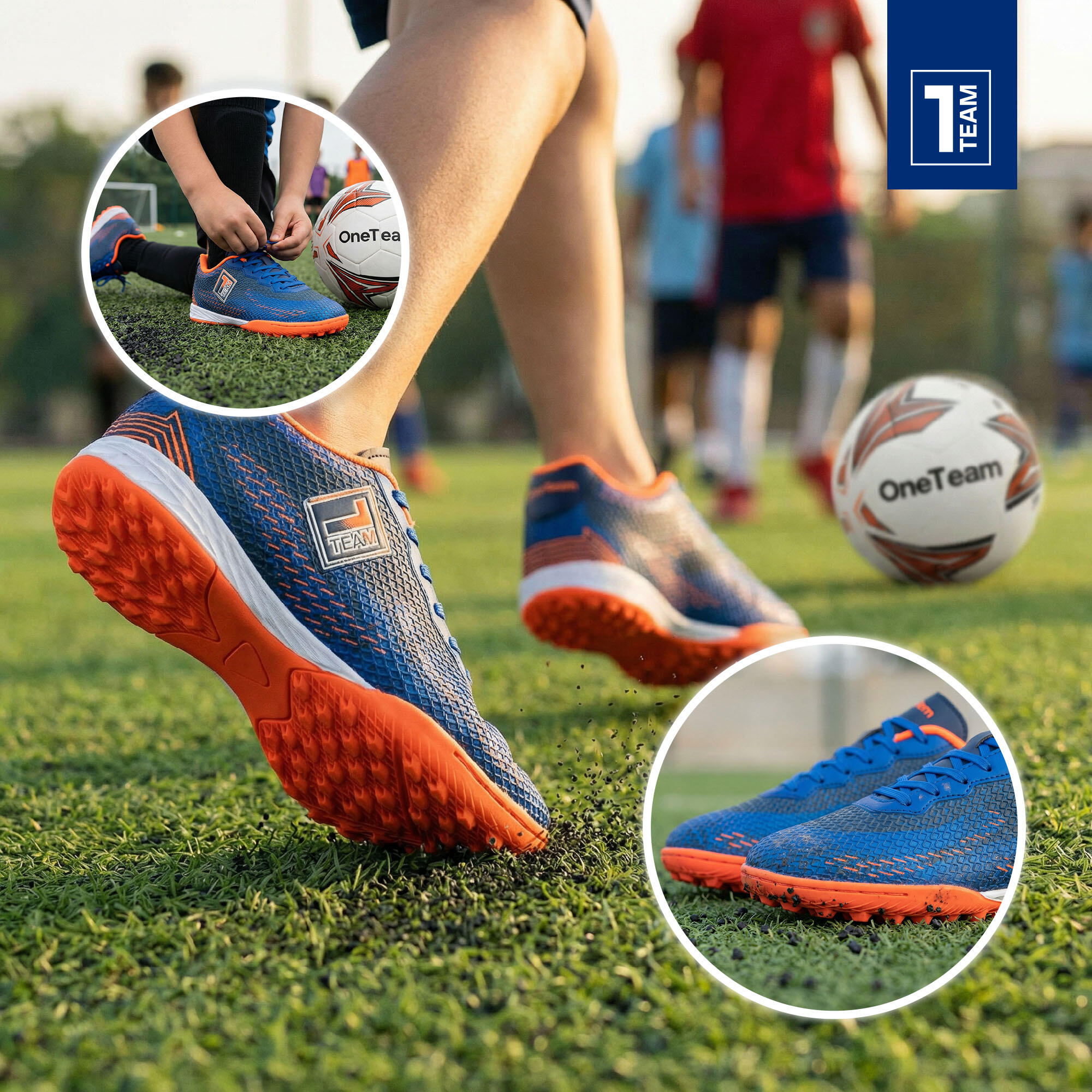 Scarpe da calcio per bambini OneTeam Robero Teen TF 6/7