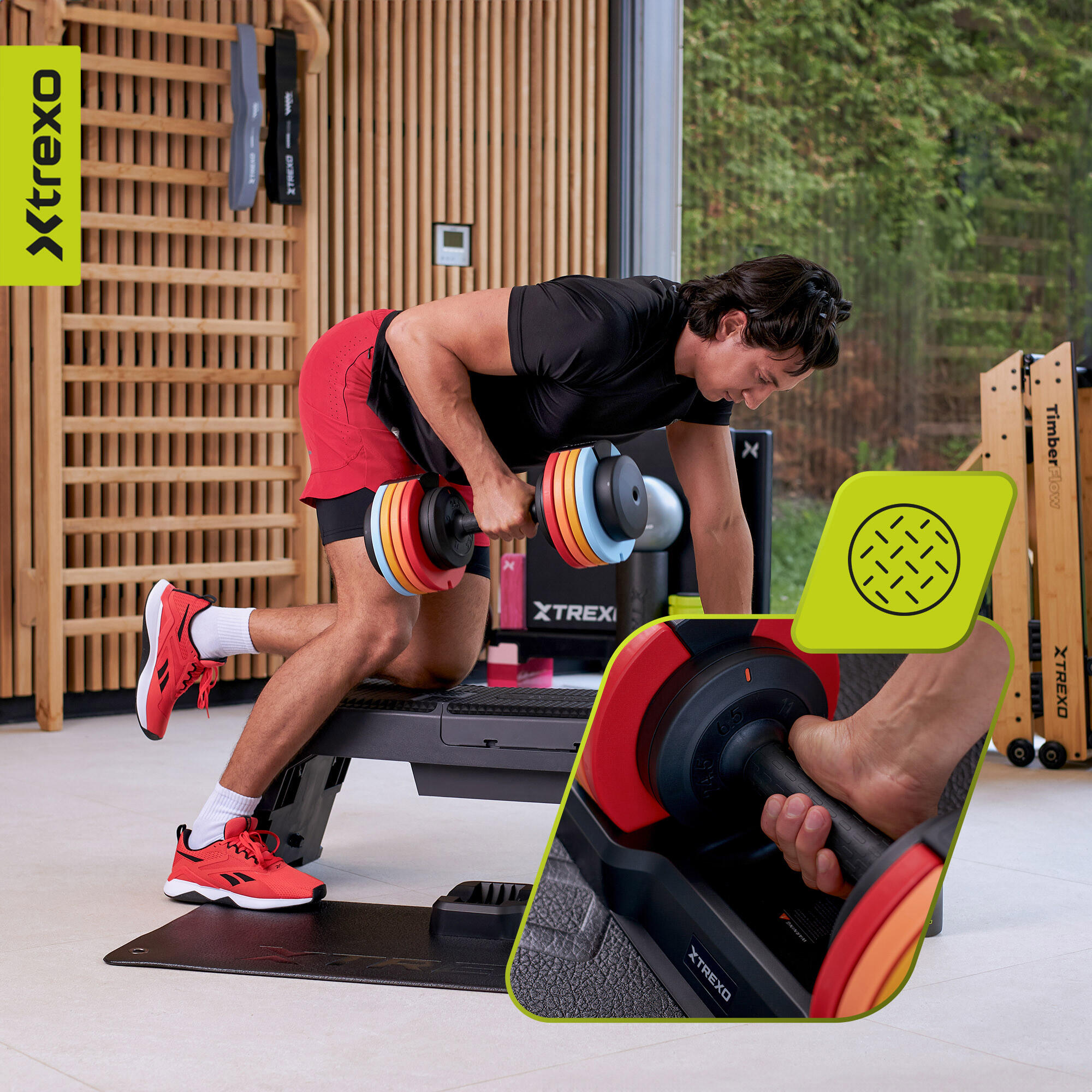 Manubrio regolabile XTREXO 25 kg 5/7