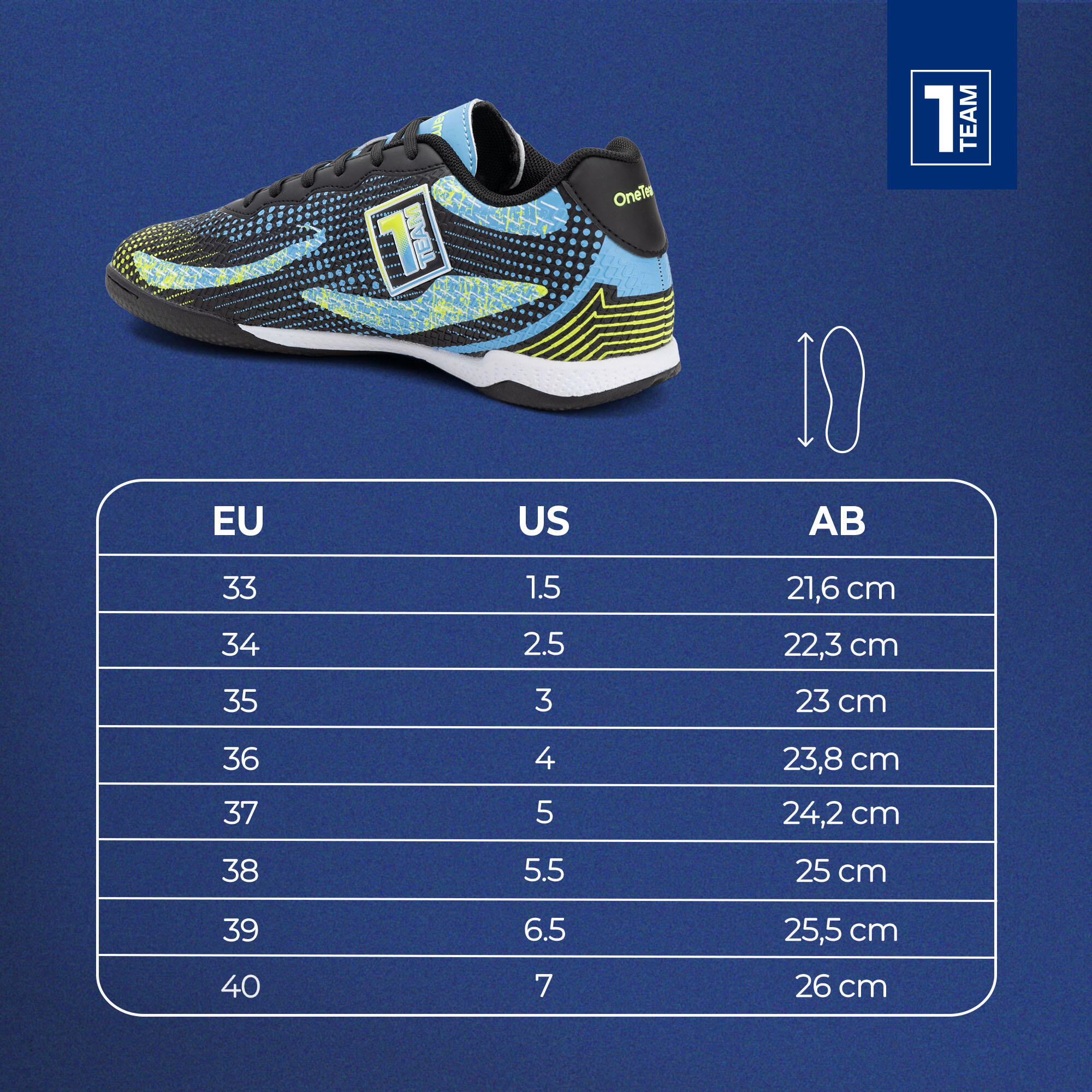 Scarpe da calcio per bambini OneTeam Robero Teen IC 2/7
