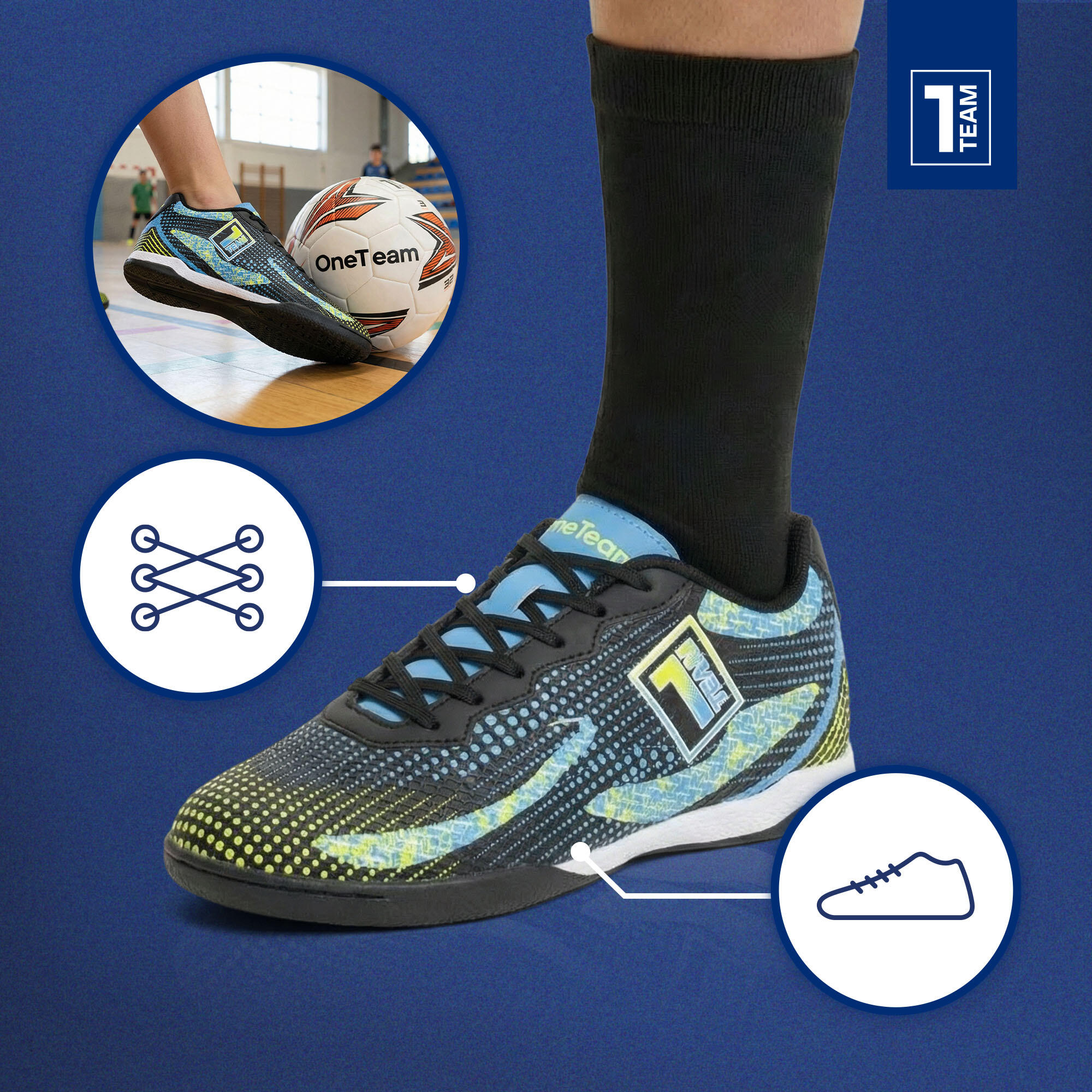 Scarpe da calcio per bambini OneTeam Robero Teen IC 4/7