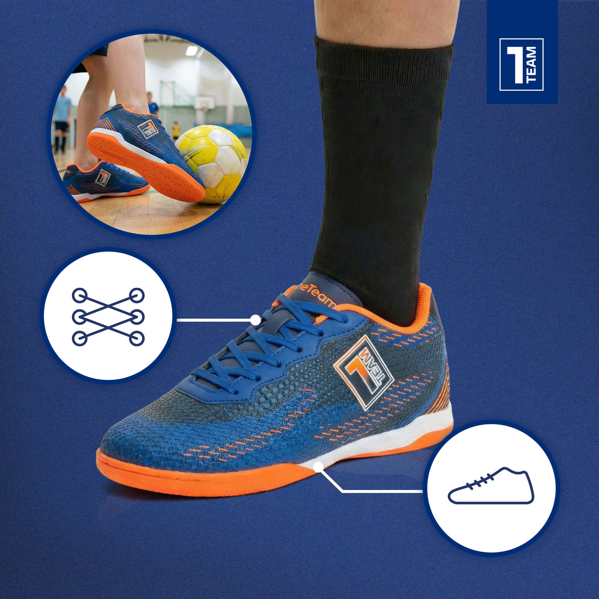 Chaussures de football pour enfants OneTeam Robero Teen IC 4/7
