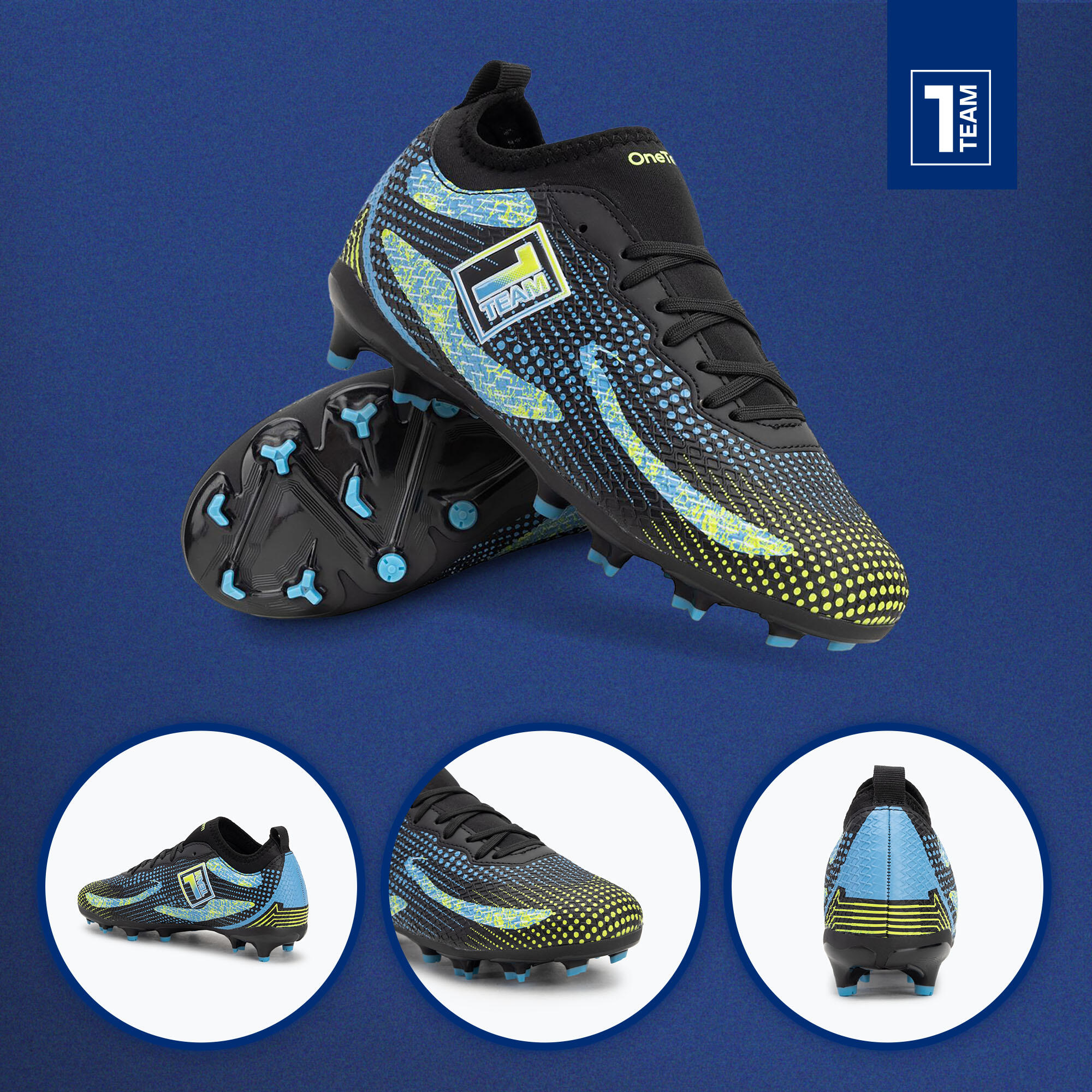 Scarpe da calcio per bambini OneTeam Robero Teen FG/AG 5/7