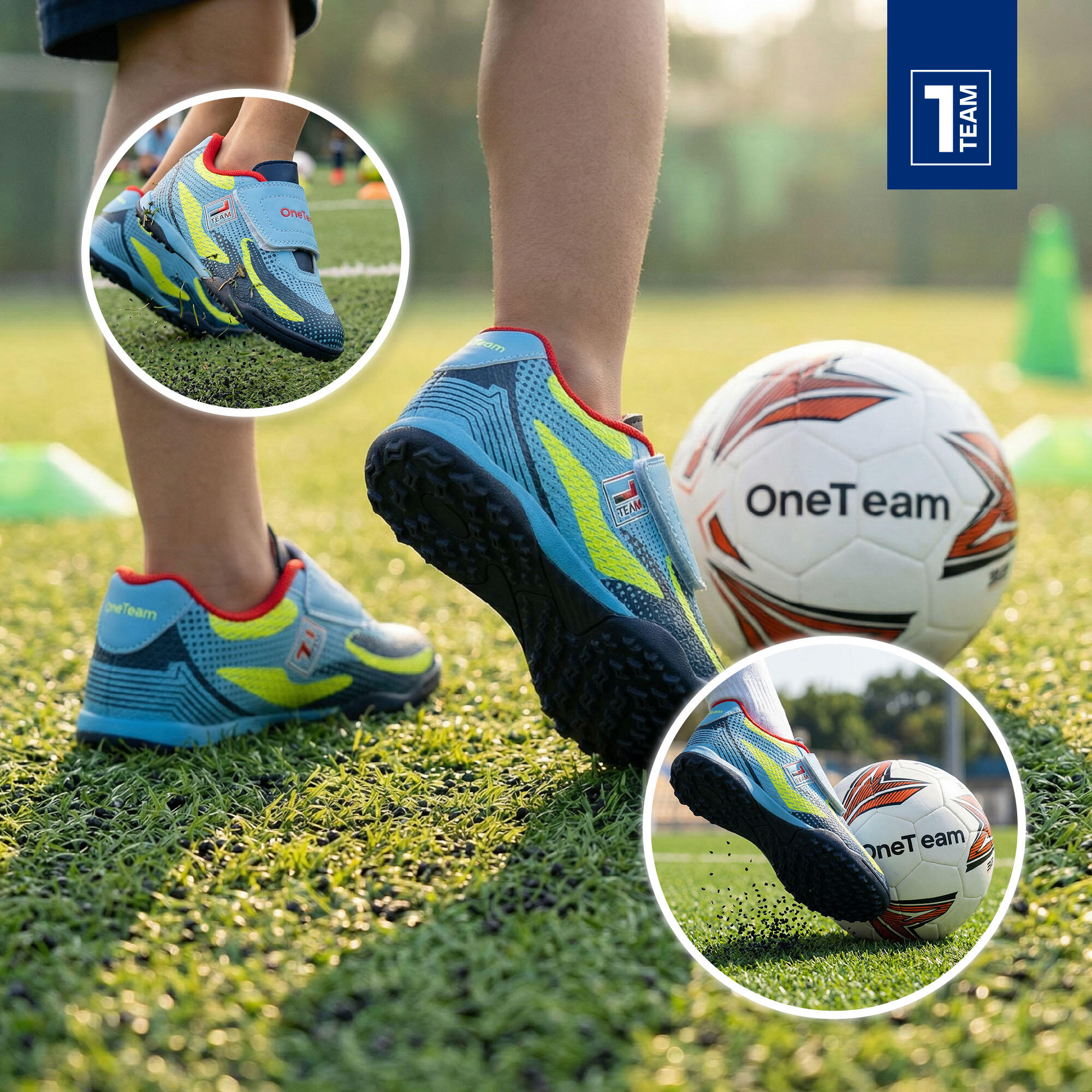 Scarpe da calcio per bambini OneTeam Robero Junior TF 6/7