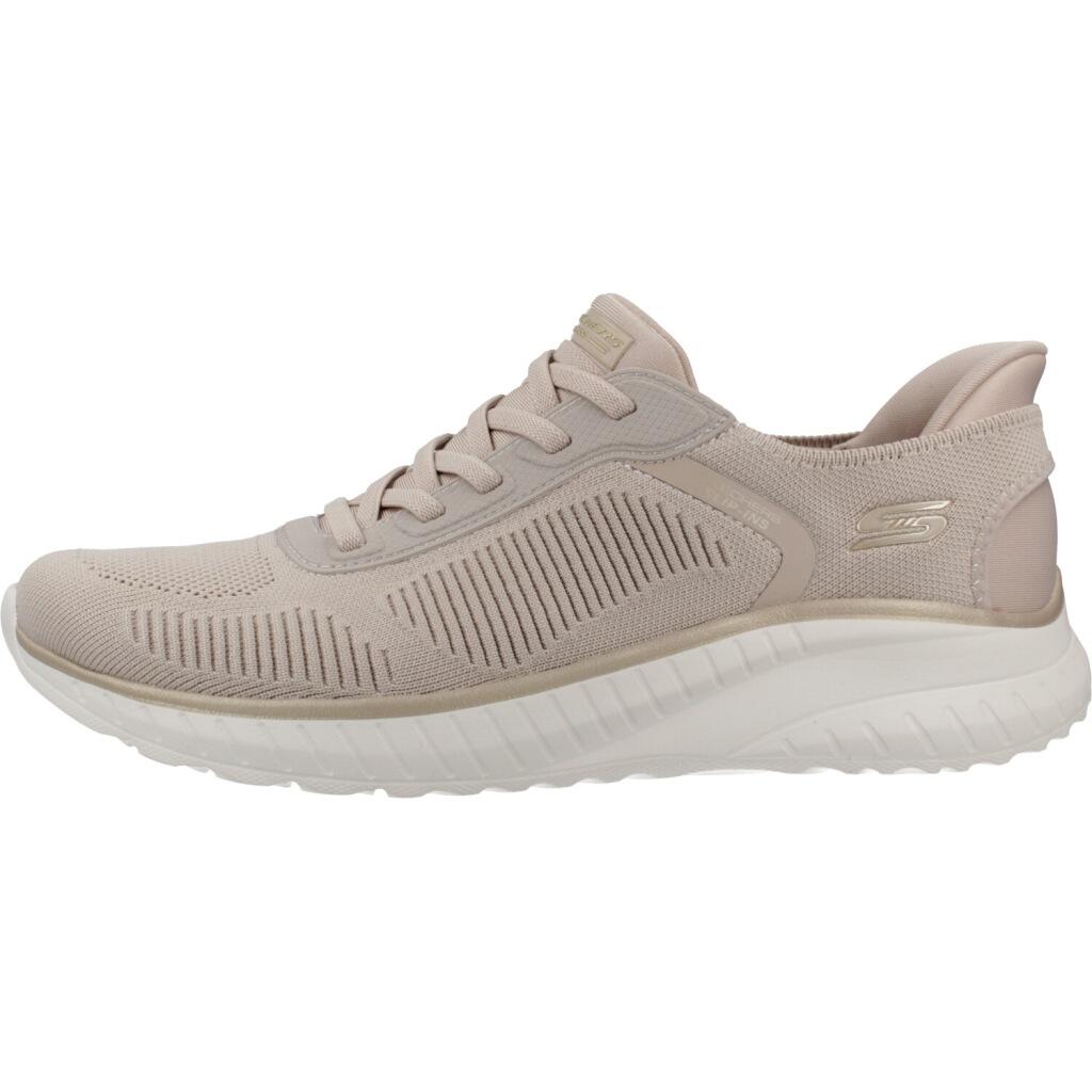 Scarpe da ginnastica da donna Skechers bobs squad slip Rosa 2/6