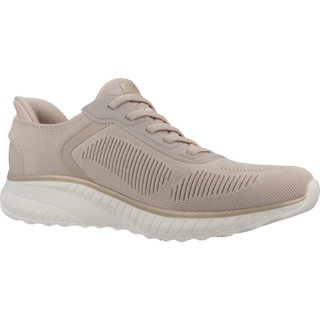Zapatillas Mujer Skechers Bobs Squad Chaos Beige 5/7