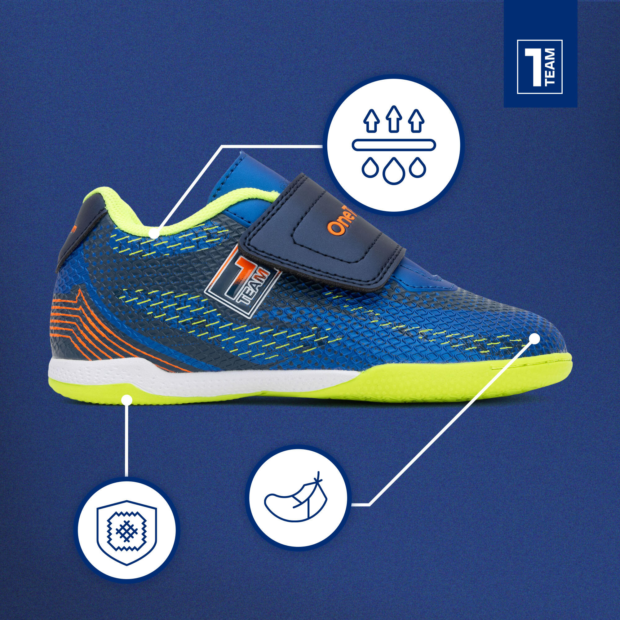Chaussures de football pour enfants OneTeam Robero Junior IC 3/7