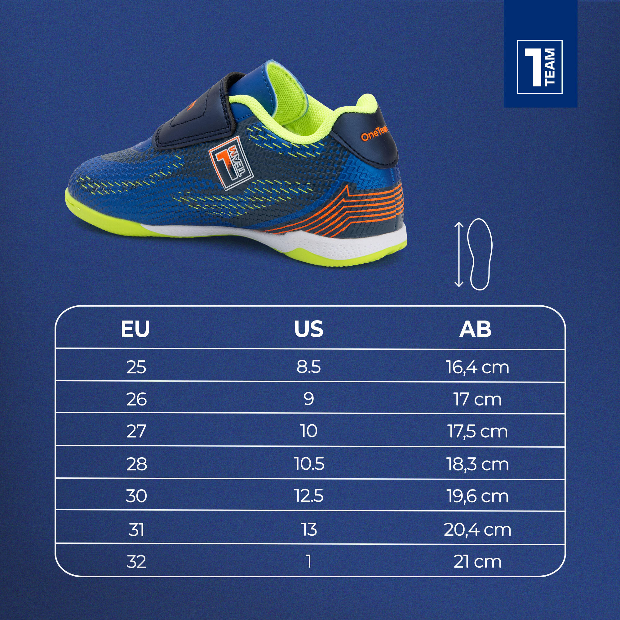 Chaussures de football pour enfants OneTeam Robero Junior IC 2/7