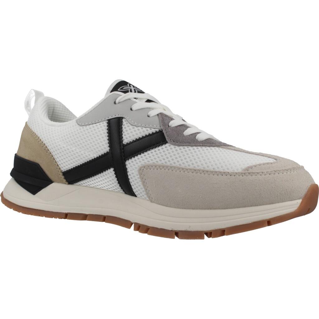 MUNICH VERSATILE 32 Sneakers Retro Running Bianche e Sabbia 5/5