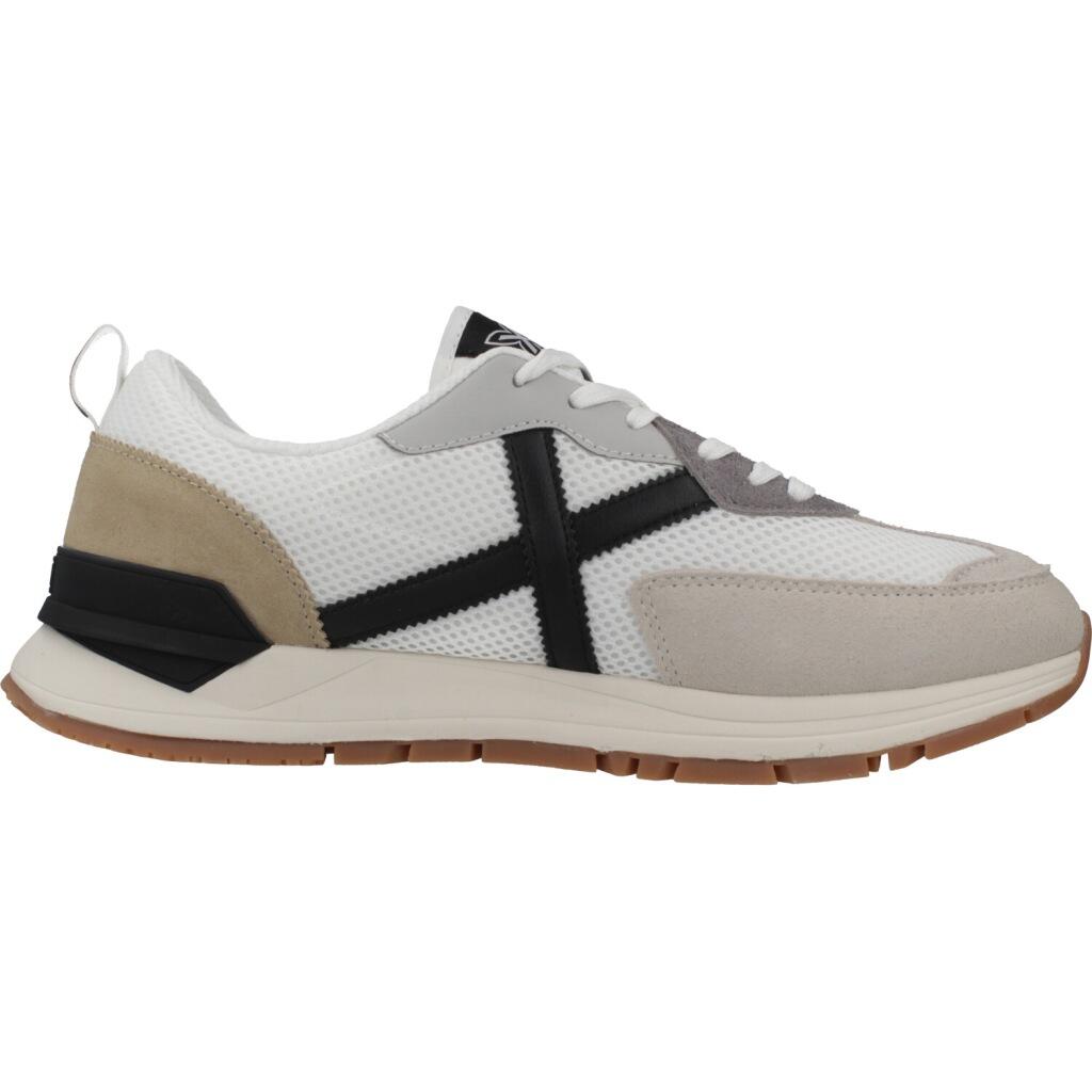 MUNICH VERSATILE 32 Sneakers Retro Running Bianche e Sabbia 4/5