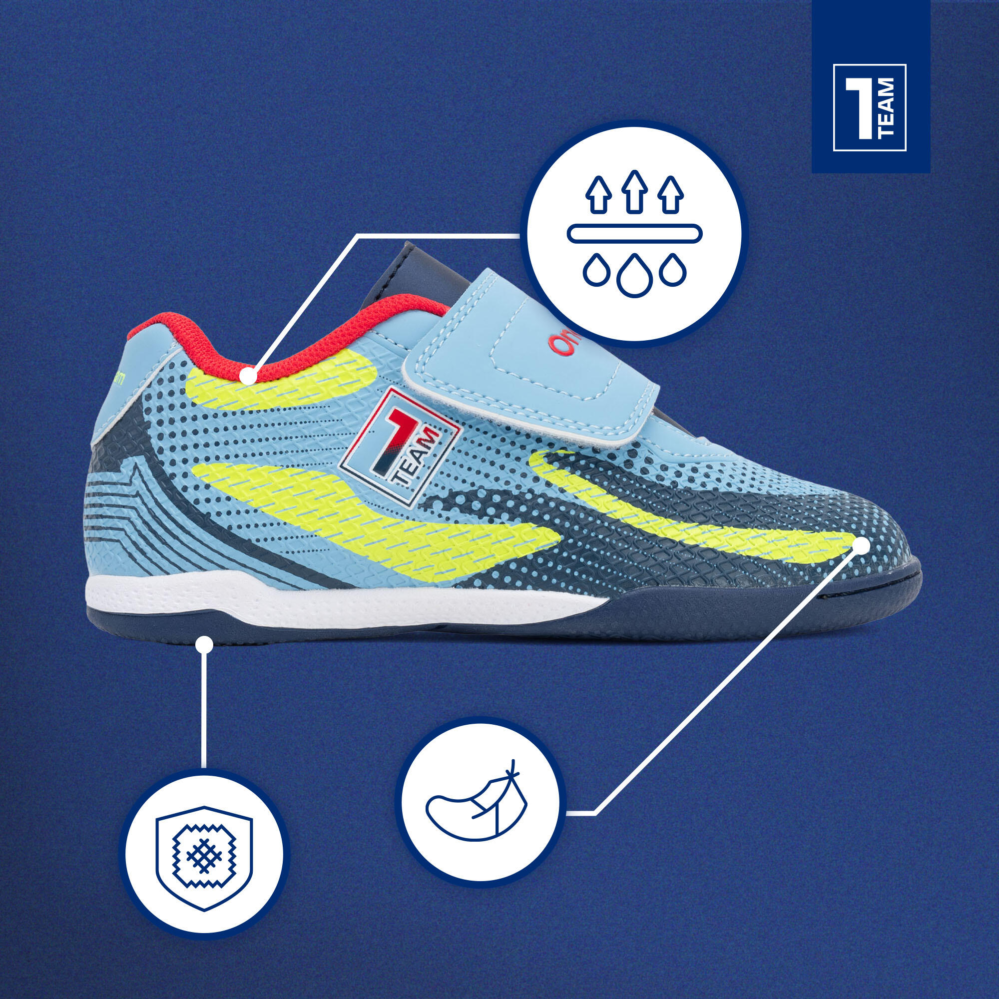Chaussures de football pour enfants OneTeam Robero Junior IC 3/7