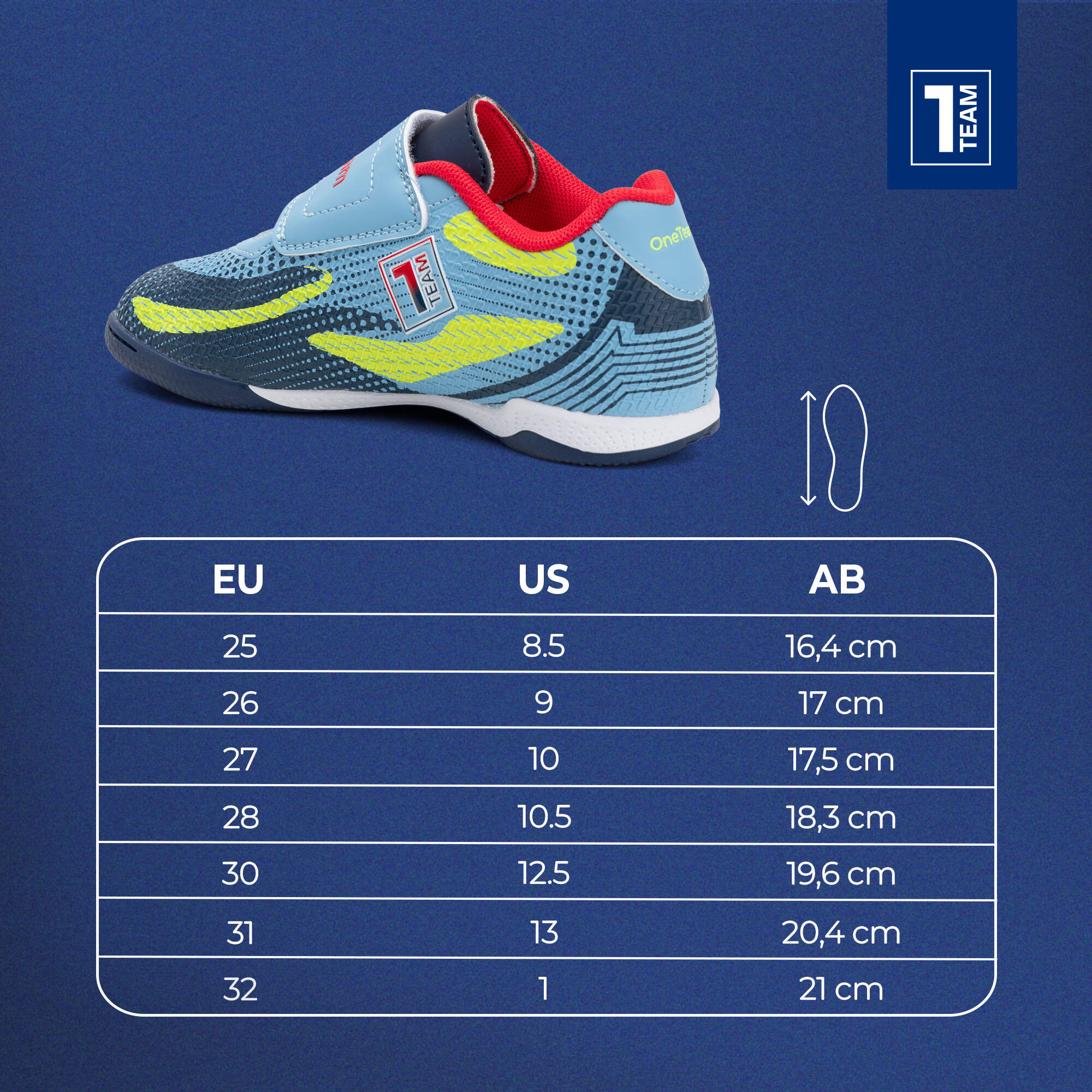 Chaussures de football pour enfants OneTeam Robero Junior IC 2/7