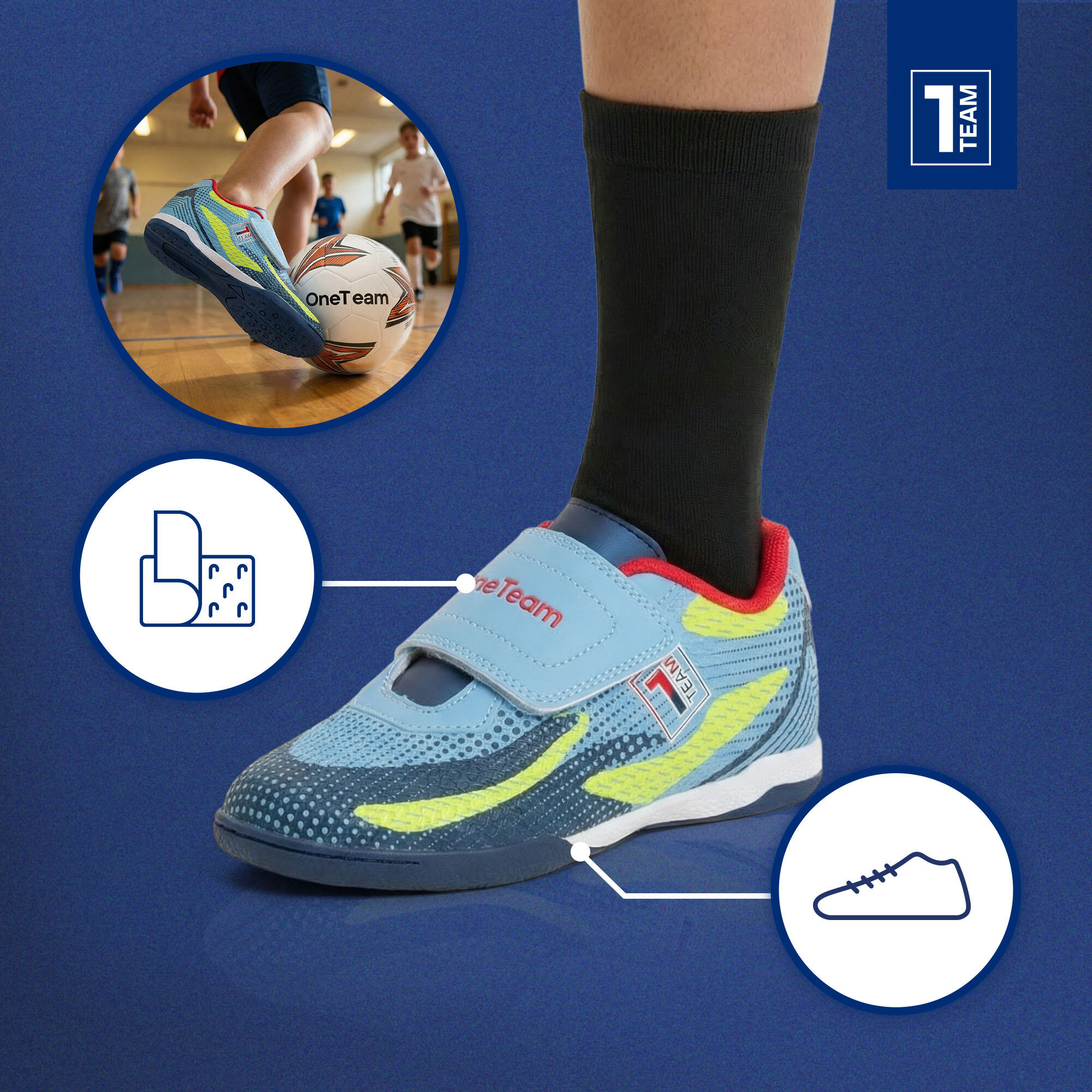 Chaussures de football pour enfants OneTeam Robero Junior IC 4/7