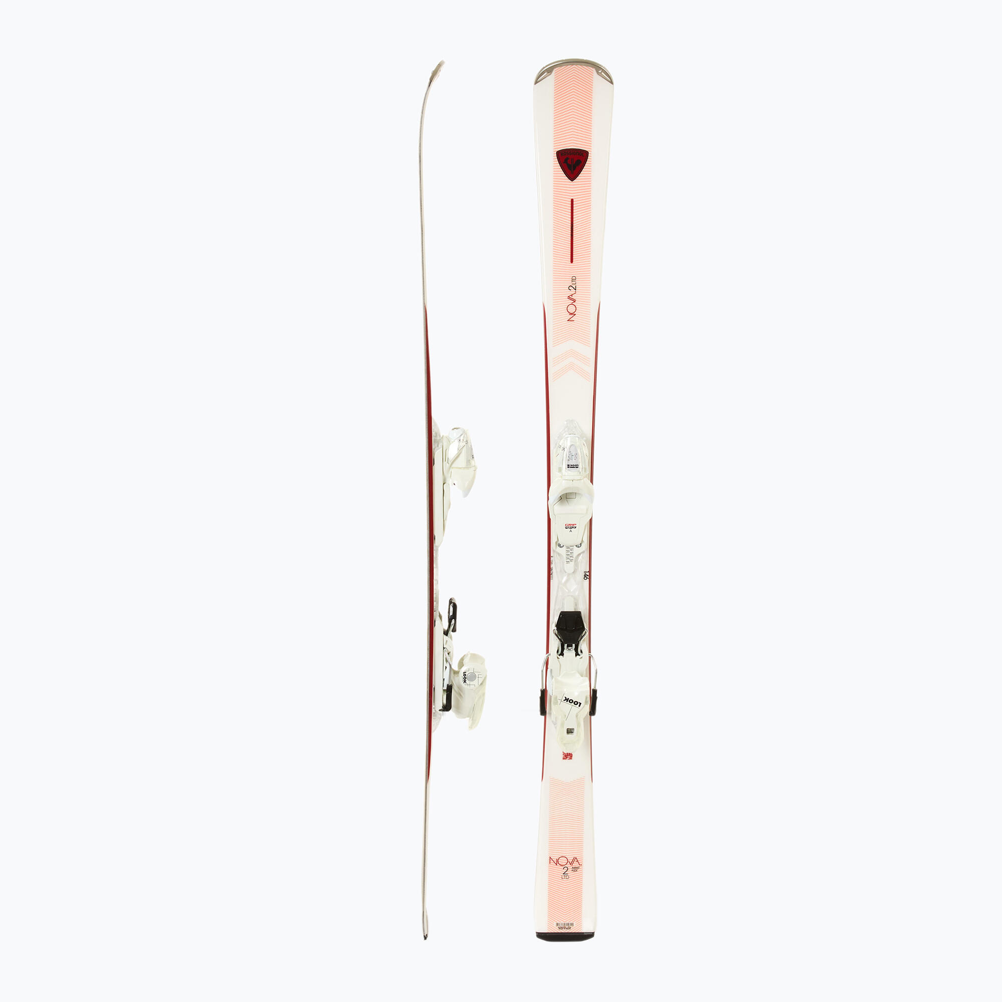 Esquis downhill femininos Rossignol Nova 2 LTD + fixações Xpress W 10 GW 2/5