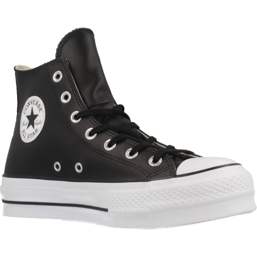 Baskets à plateforme Converse Chuck Taylor All Star Lift, Noir, Unisexe 5/6