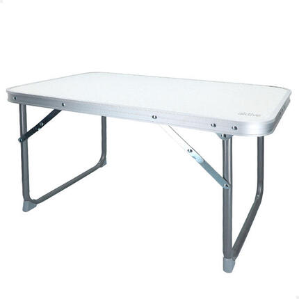 Table de camping, plage ou jardin légère et portable, blanc - Aktive Camping