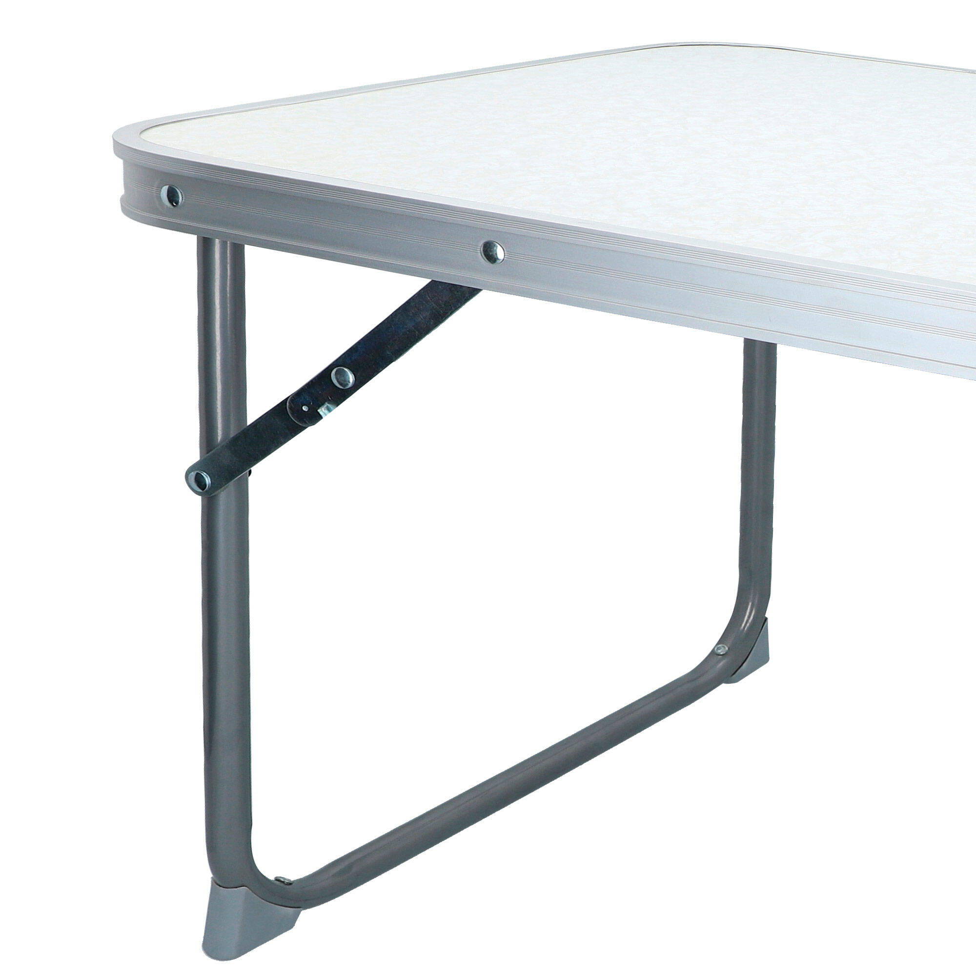 Table de camping, plage ou jardin légère et portable, blanc - Aktive Camping 6/7