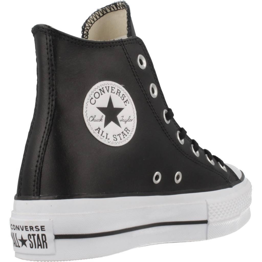 Baskets à plateforme Converse Chuck Taylor All Star Lift, Noir, Unisexe 3/7