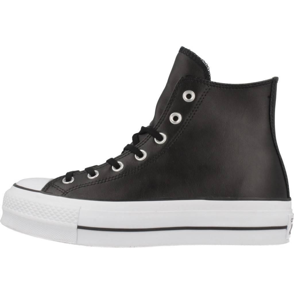 Baskets à plateforme Converse Chuck Taylor All Star Lift, Noir, Unisexe 2/7