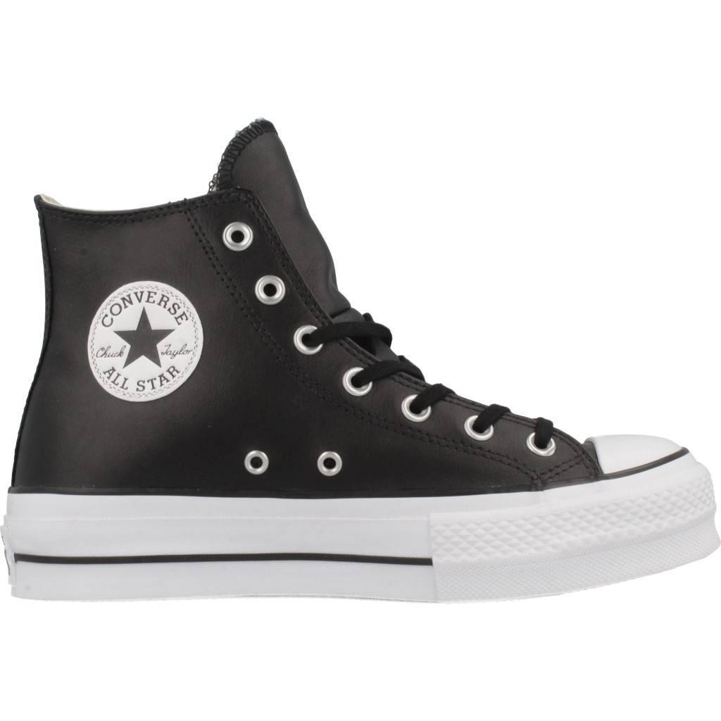 Baskets à plateforme Converse Chuck Taylor All Star Lift, Noir, Unisexe 4/7