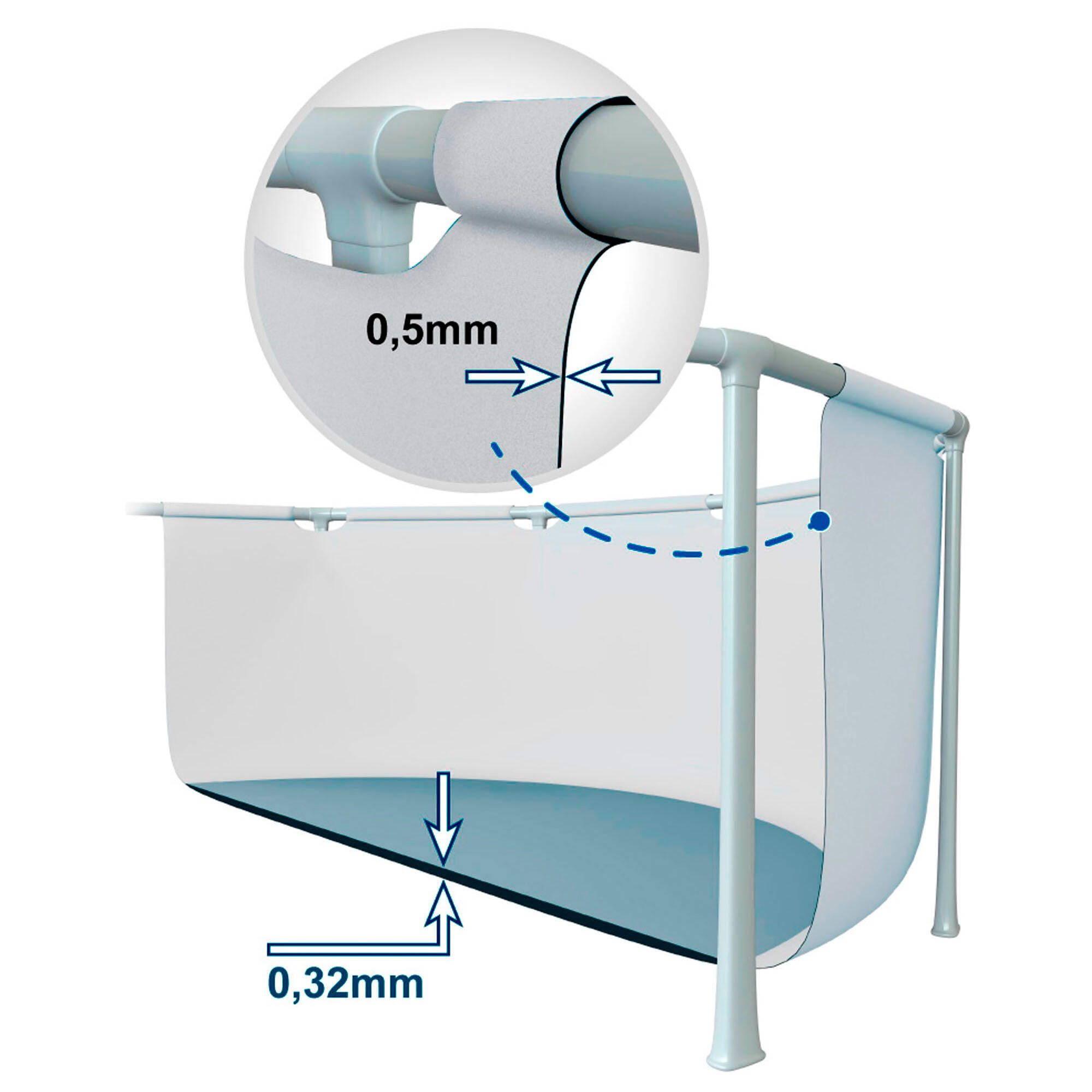 Intex 26710ND - Piscina Prisma Frame, 366x76 cm 5/6