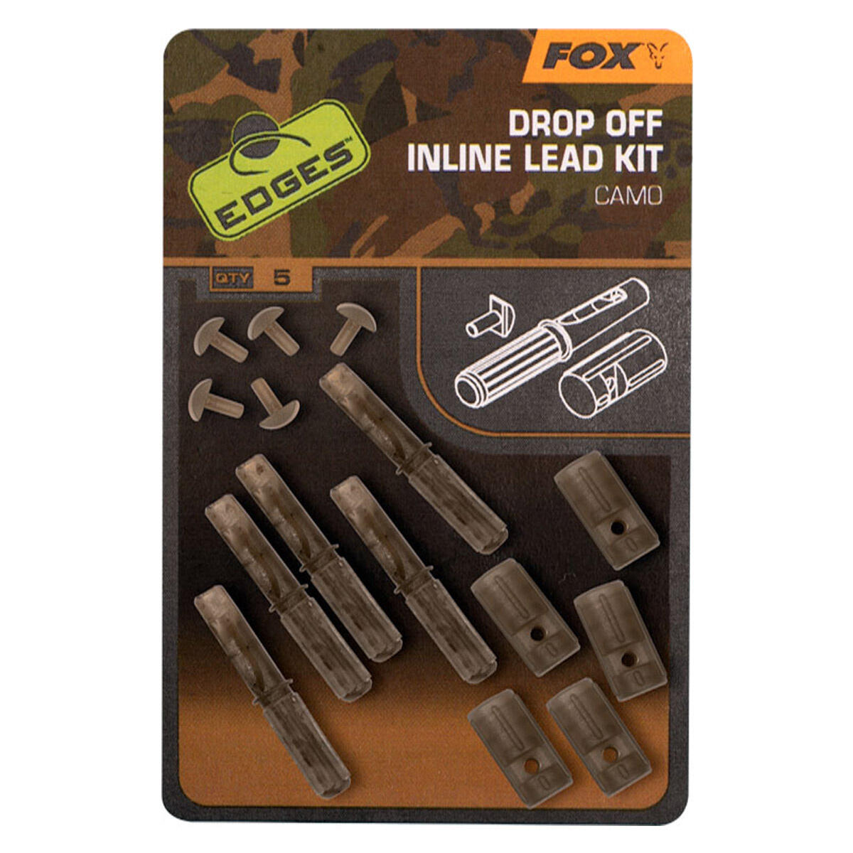 Kits de montage Fox Camo Inline Lead Drop Off (x5) 3/3