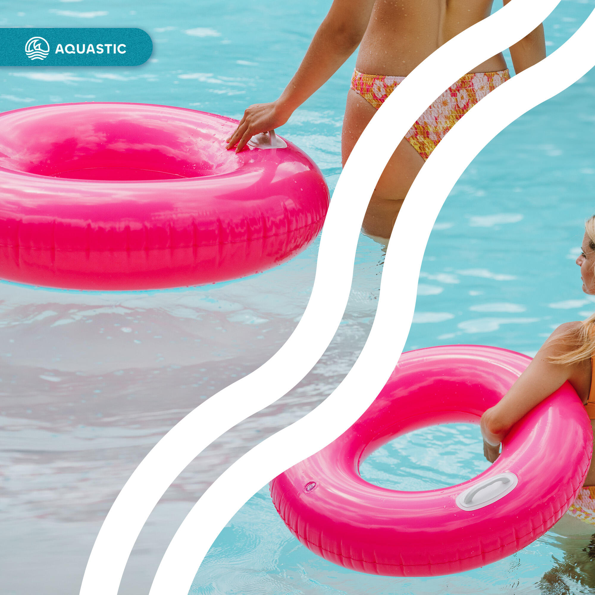 Anello da nuoto per bambini AQUASTIC 7/7