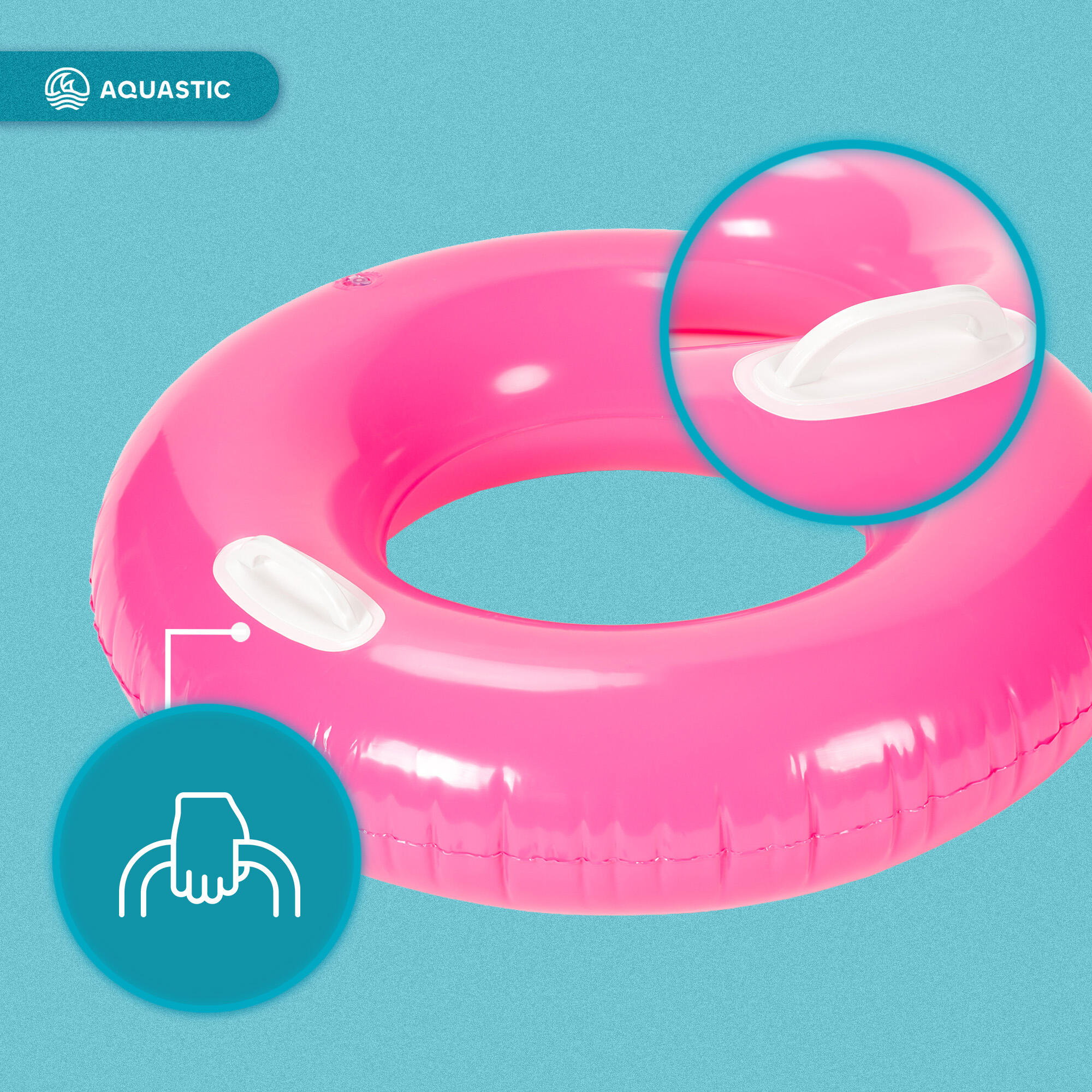 Anello da nuoto per bambini AQUASTIC 6/7