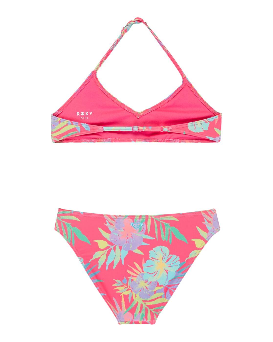 Zweiteiliges Bralette-Bikini-Set AQUARELLA SET Rosa Mädchen 6-16 2/3
