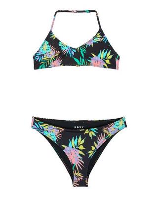 Zweiteiliges bralette-bikini-set roxy active rosa meisjes 6-16