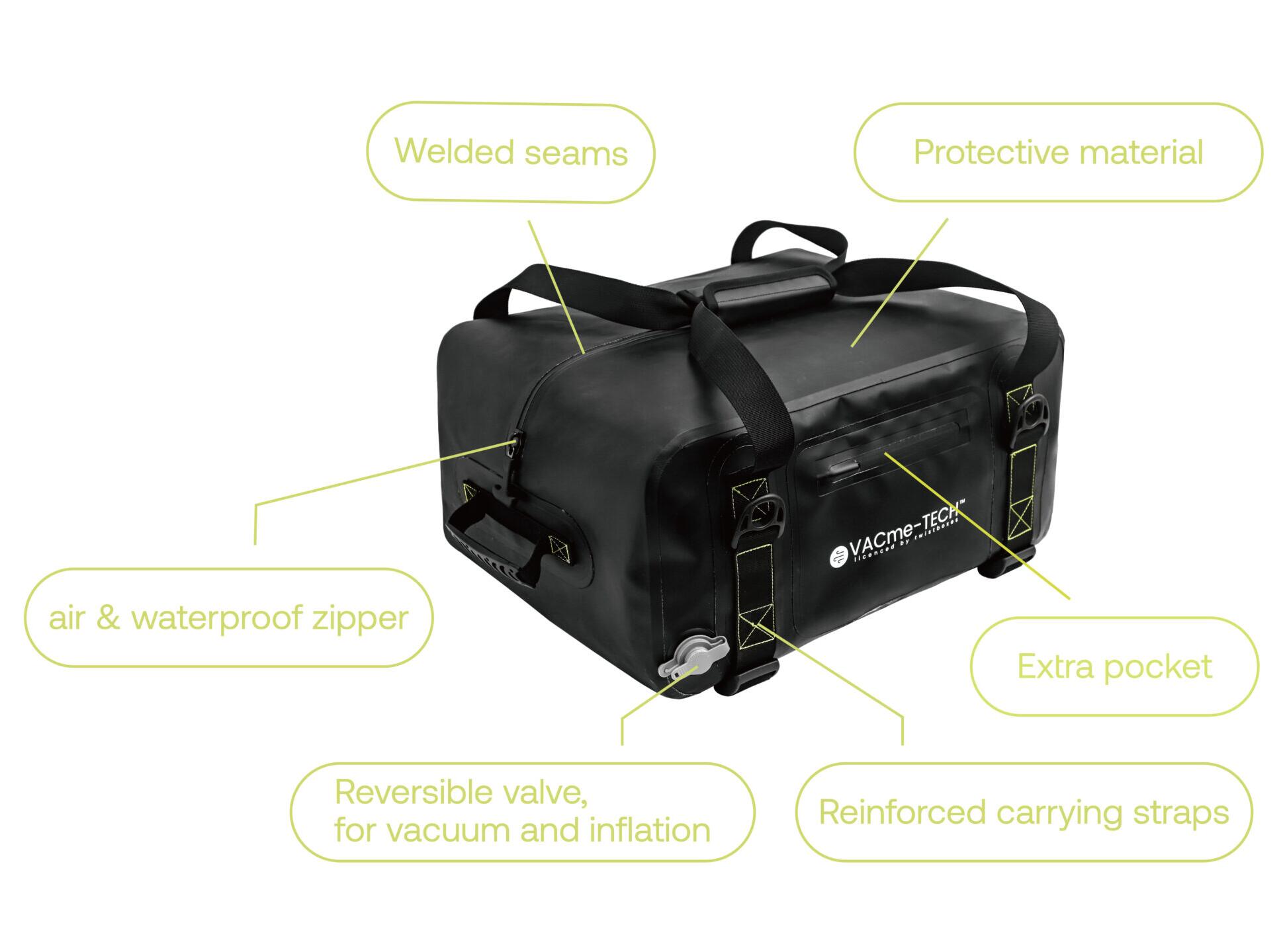 VACme-TECH Saco de Viagem Impermeável 100L 6/9