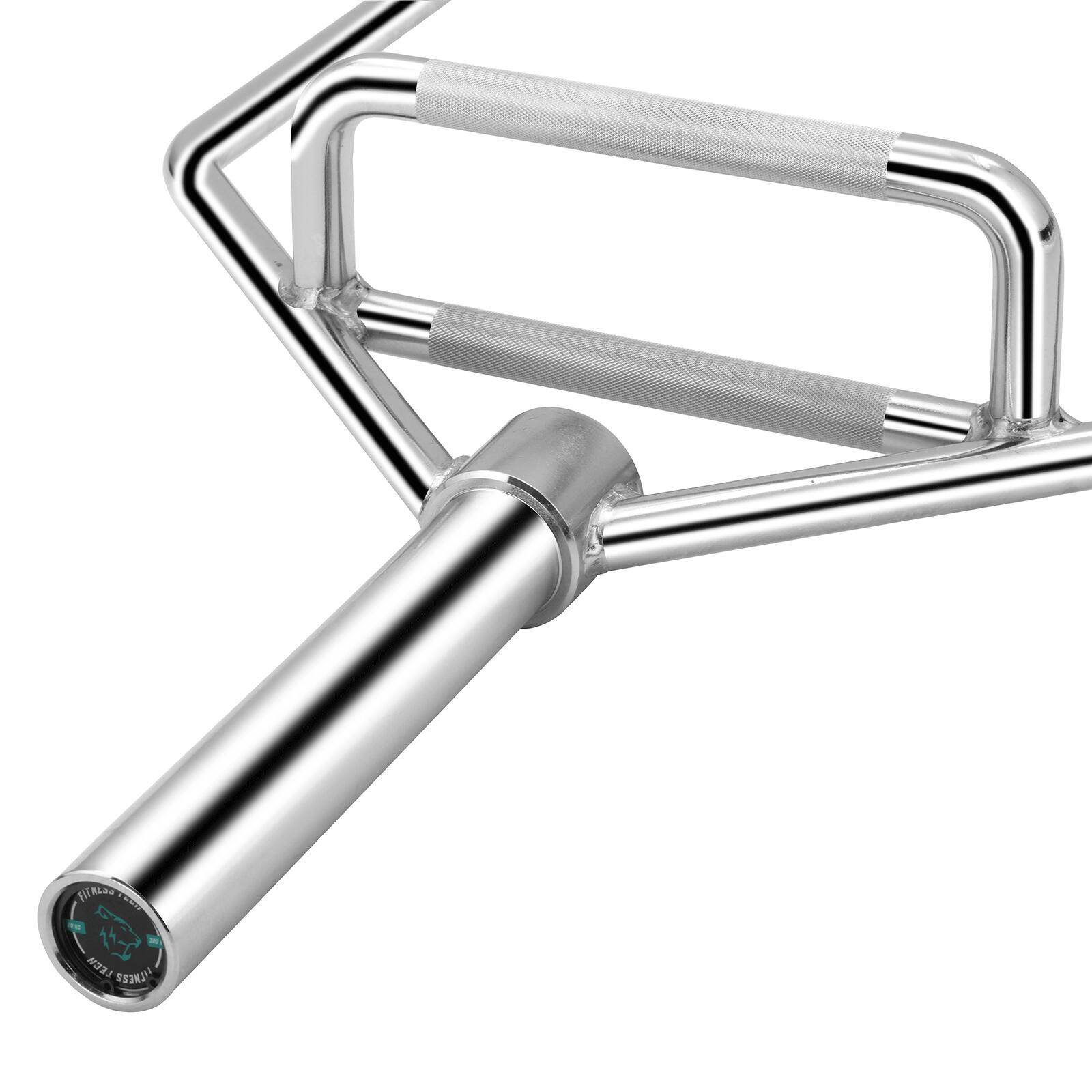 Barre olympique hexagonale pour squats Fitness Tech 50 mm 700 lb / 320 kg 4/7