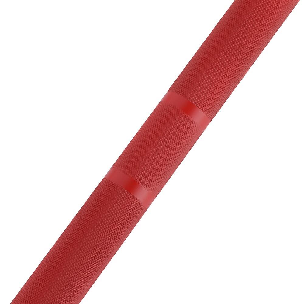 Barre Olympique 2,2m * 50mm 4 Roulements Rouge 365kg Fitness Tech 5/8