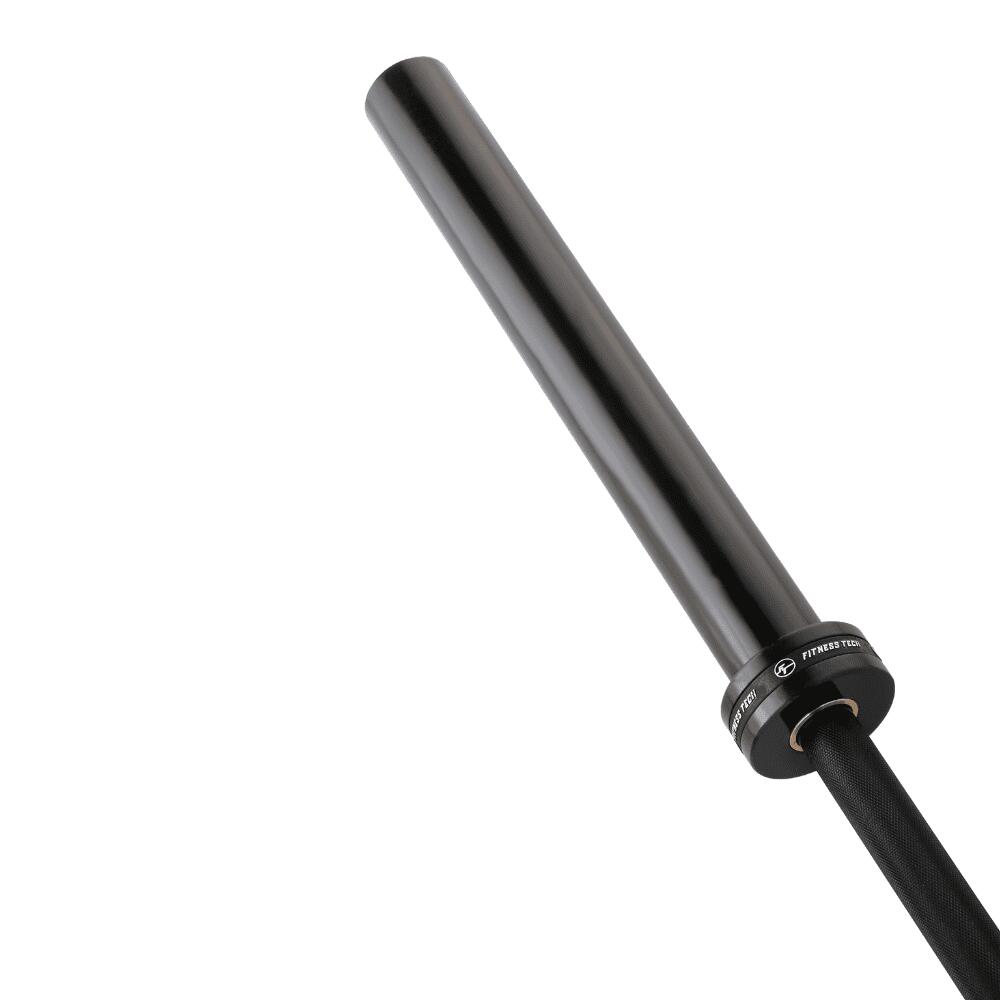 Barre Olympique Musculation Fitness Tech 220cm x 50mm 8 Roulements Noire 3/8